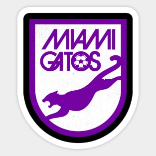 DEFUNCT - Miami Gatos Soccer Sticker